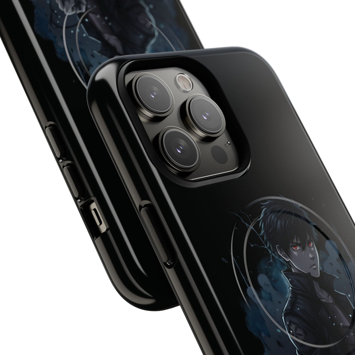 Solo Leveling Magnetic Phone Case — Dark Anime Boy Art, Protective Tough MagCase