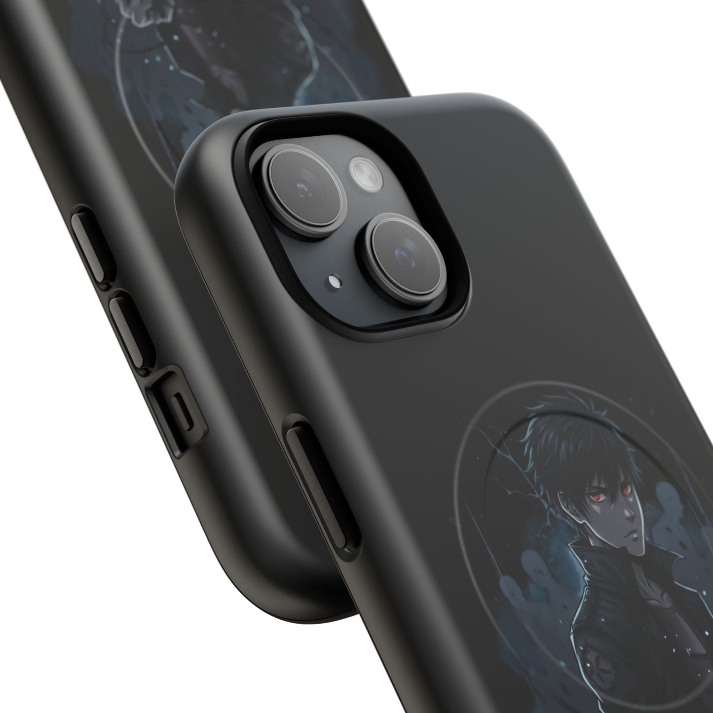 Solo Leveling Magnetic Phone Case — Dark Anime Boy Art, Protective Tough MagCase