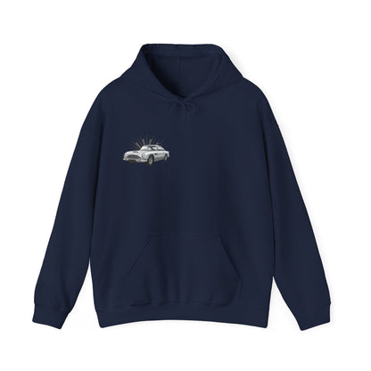 Aston Martin DB5 Retro Car Hoodie — Classic Vintage Sports Car Sweatshirt