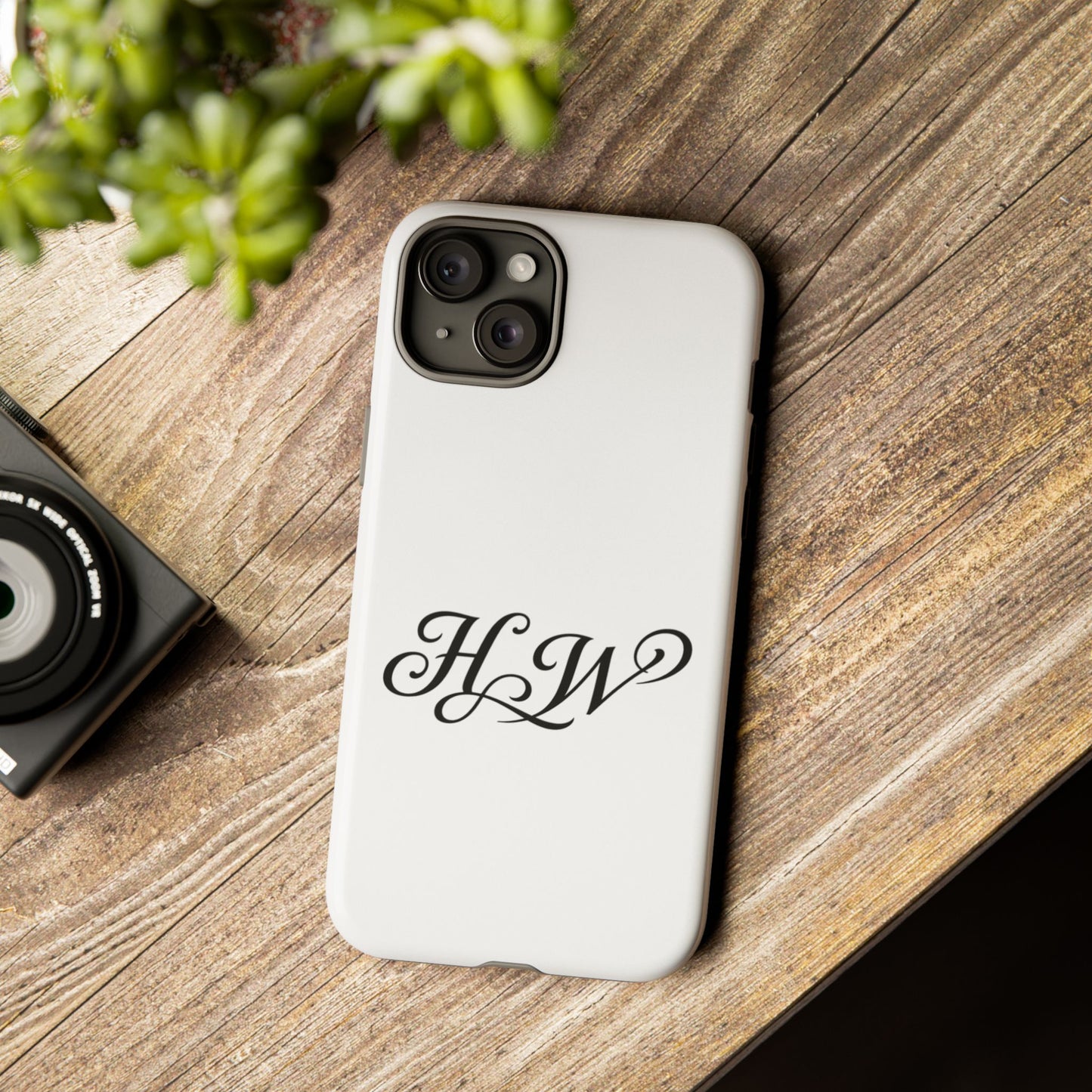 HW Monogram Script Phone Case