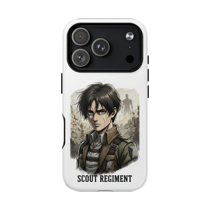 Attack On Titan Tough Magnetic Phone Case — Anime Survey Corps Design