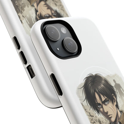 Attack On Titan Tough Magnetic Phone Case — Anime Survey Corps Design