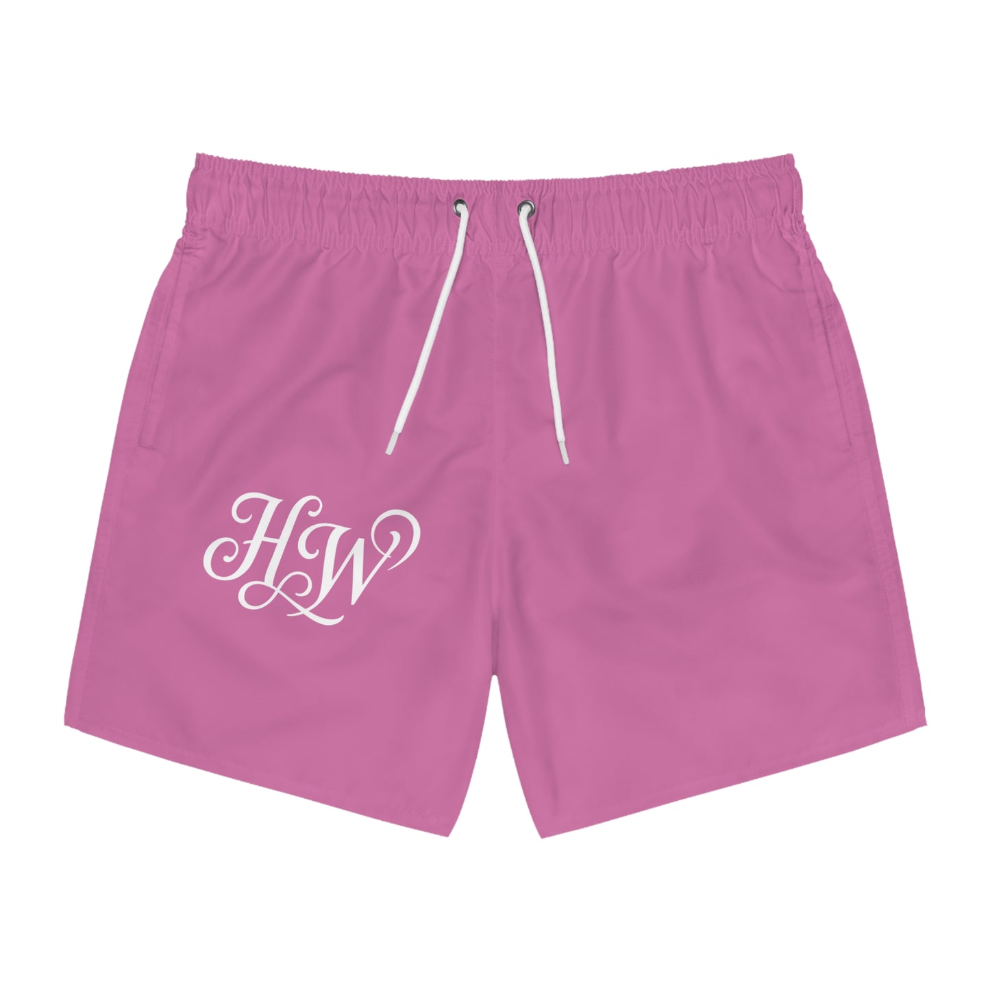 HW Script Monogram Swim Trunks - Pink