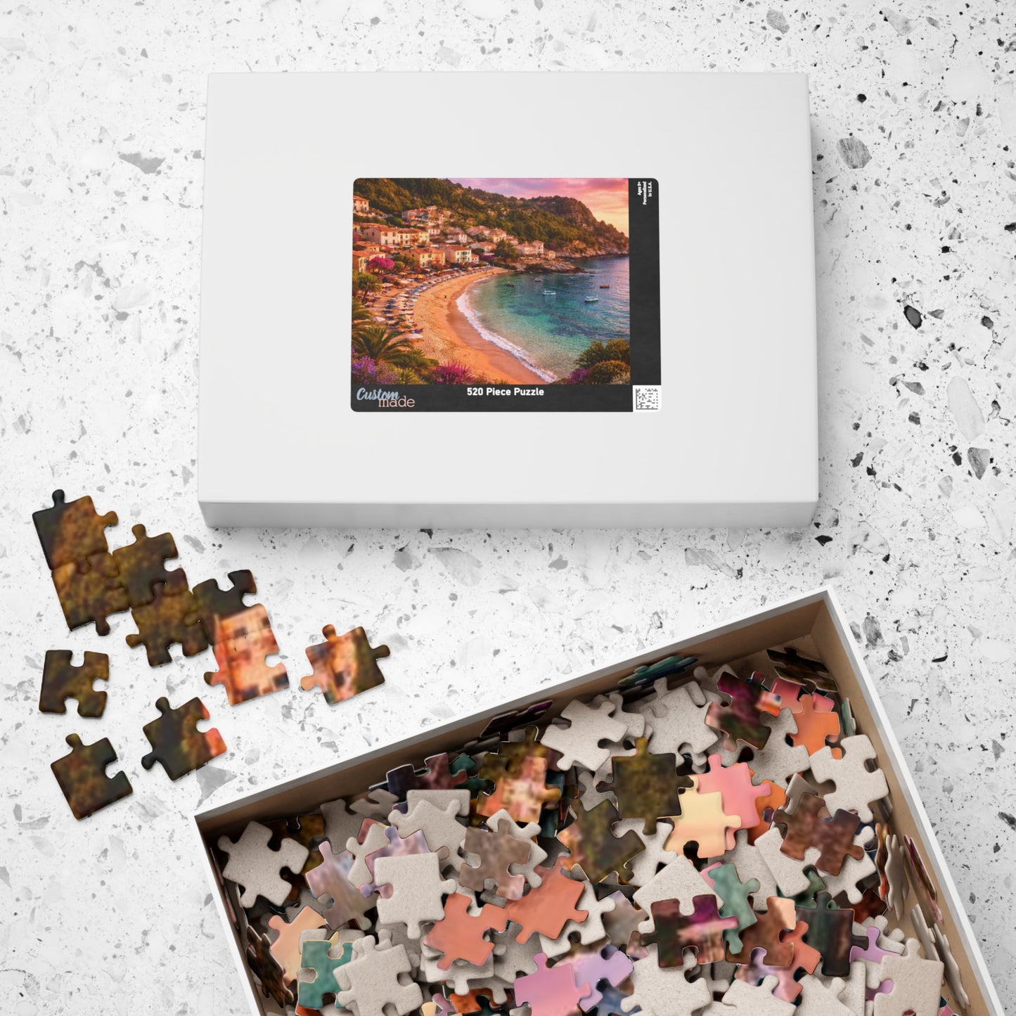 Coastal Sunset Beach Puzzle — Scenic Seaside Jigsaw (110–1014 pcs)
