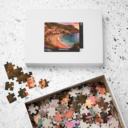 Coastal Sunset Beach Puzzle — Scenic Seaside Jigsaw (110–1014 pcs)