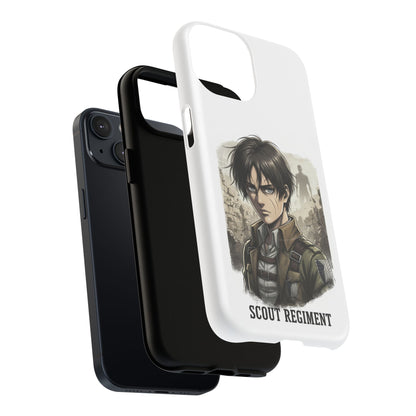 Attack On Titan Tough Magnetic Phone Case — Anime Survey Corps Design