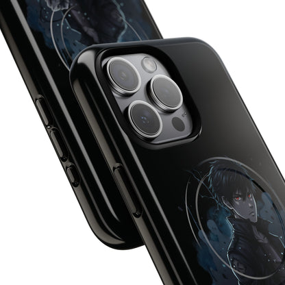 Solo Leveling Magnetic Phone Case — Dark Anime Boy Art, Protective Tough MagCase