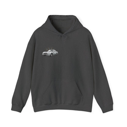 Aston Martin DB5 Retro Car Hoodie — Classic Vintage Sports Car Sweatshirt