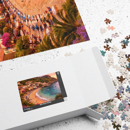 Coastal Sunset Beach Puzzle — Scenic Seaside Jigsaw (110–1014 pcs)