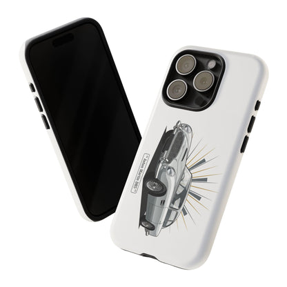 Aston Martin DB5 Tough Phone Case — 'Make Mine A V8' Retro Automotive iPhone Cover