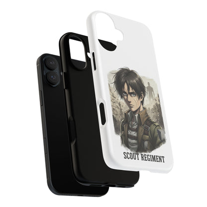 Attack On Titan Tough Magnetic Phone Case — Anime Survey Corps Design