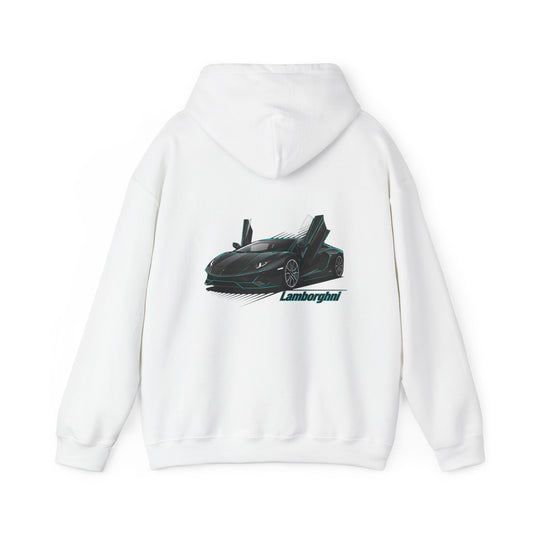 Lamborghini Supercar Graphic Hoodie — Exotic Sports Car Pullover