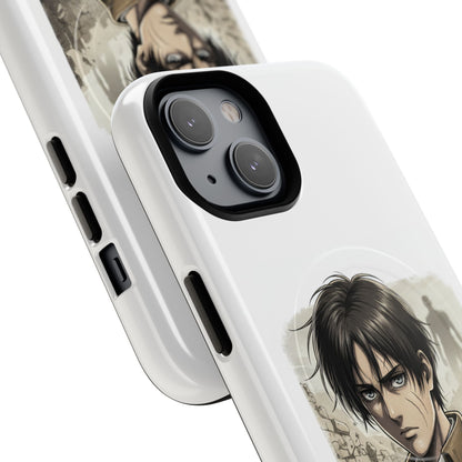 Attack On Titan Tough Magnetic Phone Case — Anime Survey Corps Design
