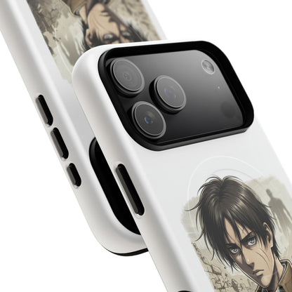 Attack On Titan Tough Magnetic Phone Case — Anime Survey Corps Design