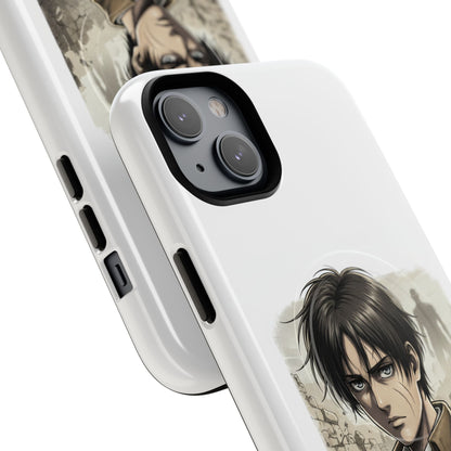 Attack On Titan Tough Magnetic Phone Case — Anime Survey Corps Design