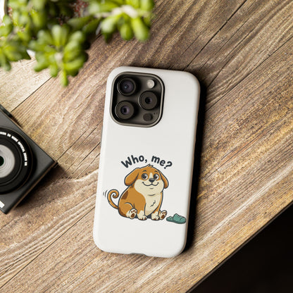 Who, Me? Cute Puppy Protective Phone Case