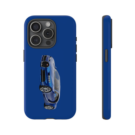Blue Bugatti Car Tough Phone Case — Protective iPhone Cover for Car Lovers