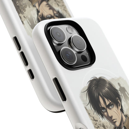 Attack On Titan Tough Magnetic Phone Case — Anime Survey Corps Design