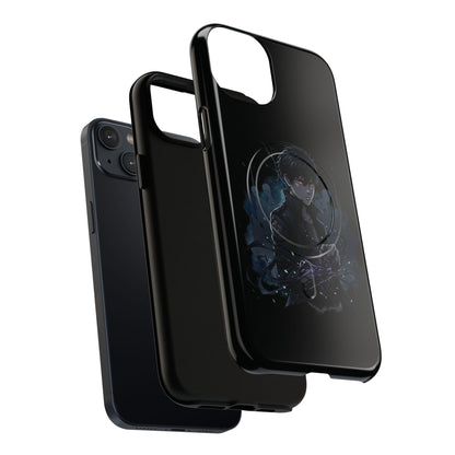 Solo Leveling Magnetic Phone Case — Dark Anime Boy Art, Protective Tough MagCase